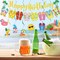 Summer Birthday Party Decorations – 10PCS Hanging Swirl Streamers with Flip Flop & Beach Theme Banner, Pool Party & Hawaiian Luau Decor for Outdoor Holiday Celebrations